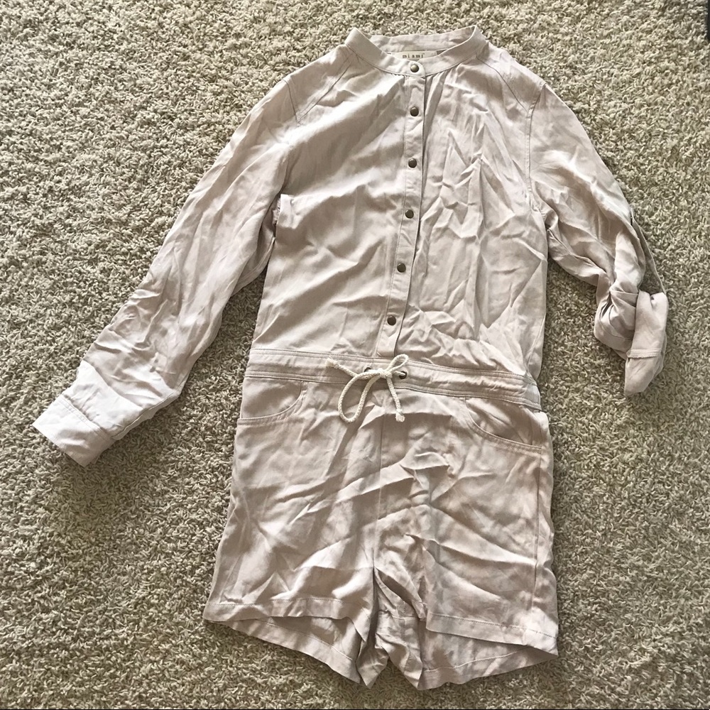 NWT khaki romper